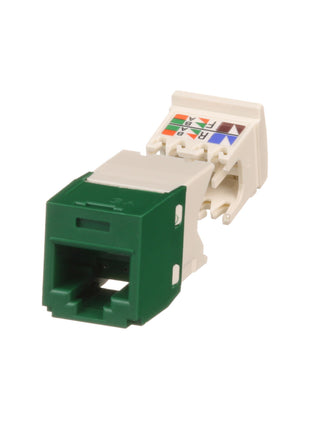 Panduit CJ688TGGR Category-6 8-Wire TG-Style Jack Module, Green