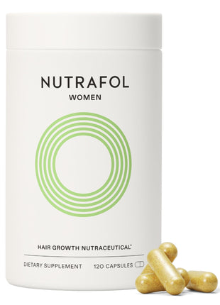 Nutrafol Women's Hair Growth Supplements, Ages 18-44, Clinically Proven for Visibly Thicker and Stronger Hair, Dermatologist Recommended - 1 Month Supply