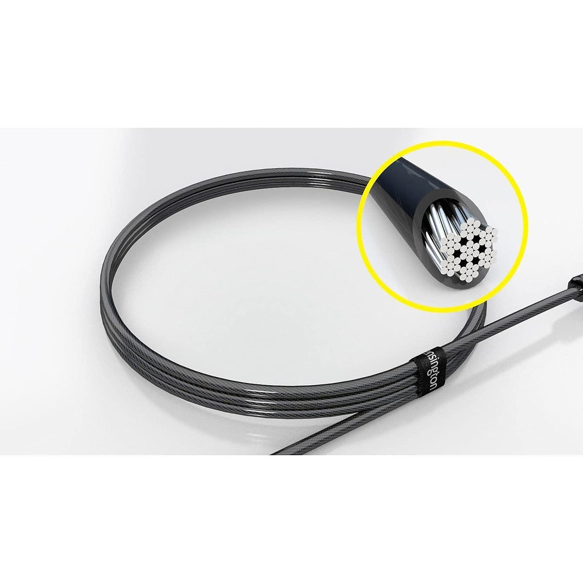 Kensington MicroSaver 2.0 Keyed Twin Cable Lock for Laptops & Other Devices (K65048WW)