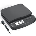Amazon Basics Digital Postal Scale, AC Adapter, 65 lb Capacity, 0.1 oz Readability, Black
