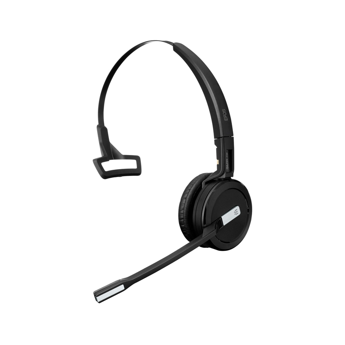 Sennheiser SDW 5016 (507016) Single-Sided Wireless DECT Headset for Desk Phone Softphone/PC& Mobile Phone Connection Dual Microphone Ultra Noise-Canceling, Black, 3 inches