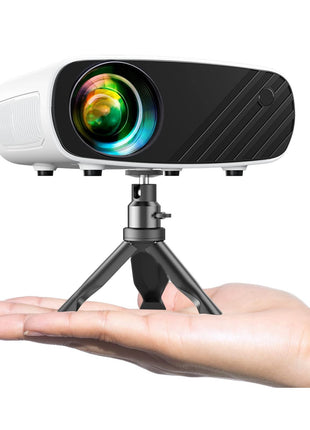 Mini Projector, ELEPHAS Portable Projector for iPhone, 7000L with Synchronize Smartphone Screen, Movie Projector with 1080P HD/200 Screen Support, Compatible with Android/iOS/TV Stick/HDMI/USB/SD