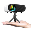 Mini Projector for iPhone, ELEPHAS 2025 Upgraded 1080P HD Projector, 8000L Portable Projector with Tripod, Movie Projector Compatible with Android/iOS/Windows/TV Stick/HDMI/USB