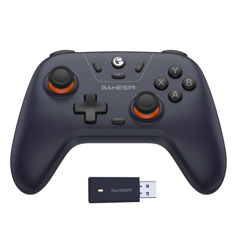 GameSir Nova Lite 2.4g Wireless Controller for Windows PC, iPhone, Android, Switch & Steam Deck, Bluetooth Controller Gamepad with Hall Effect Trigger,Turbo,Rumble Vibration (Nova Lite Purple)