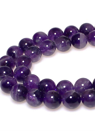 MJDCB Natural Dreamy Amethyst Beads Round Stone Beads DIY Loose Beads for Jewelry Making Beads 15 inch (4mm)