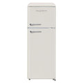 Frigidaire EFR756, 2 Door Apartment Size RETRO Refrigerator with Top Freezer, Chrome Handles, 7.5 cu ft