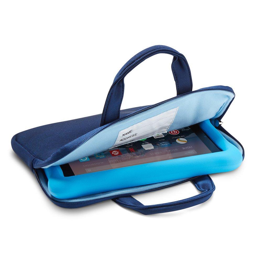Zipper Sleeve for all versions of Fire Kids Edition 7" or 8" Tablets | Navy Blue