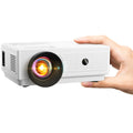ARTSEA Mini Projector for iPhone - Portable Outdoor Movie Projector, HD 1080P Supported Video Projector for HomeTheater Compatible with iOS/Android Phone/Tablet/Laptop/PC/TV Stick/Box/USB Drive/DVD