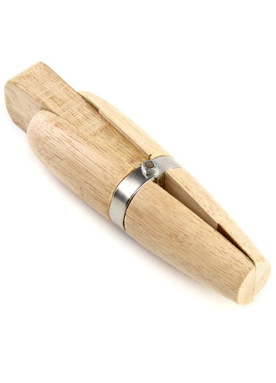 QWORK Wooden Ring Clamp, Hand Tool Wire Clamp for Jewelry Making Stone Setting Engraving Repair