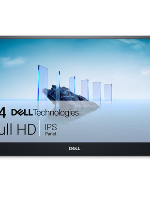 Dell 14 Portable Monitor - P1424H - 14-inch Full HD (1080p) 1920 x 1080, IPS Panel, USB-C connectivity, Comfortview, 3-Year Advanced Exchange Service - Silver