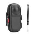 BRDRC Carrying Case for Insta 360 X4 X5 (for Original Lens Cap), Portable Small Storage Bag Protective Cover Hard Shell Travel Protector with Wrist Strap Carabiner for Insta360 X4 X5 Accessories