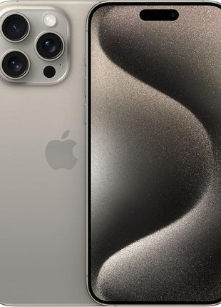 Apple iPhone 15 Pro Max, 256GB, Natural Titanium - Unlocked (Renewed Premium)