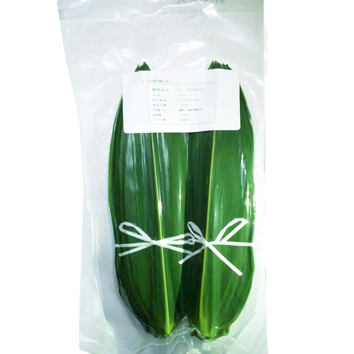 100 pcs Sushi Bamboo Leaf - Banana Leaves Make Zongzi Kit Plate Decorations Holiday Party for cooking (100 pcs, 12" L x 3.2" W) - Leaves Remains Vaccuum and Fresh