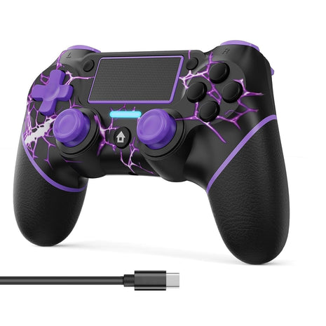 VidPPluing Wireless Controller Compatible with PS5/Android/IOS/MAC/Steam Deck, Gamepad with LED Lighting/Hall Effect Trigger/Turbo/Macro/Dual Vibration/3.5mm Headset Jack/1500 mAh Battery