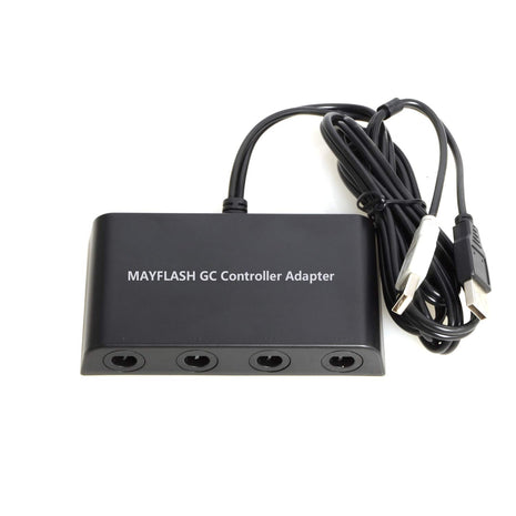 MAYFLASH Gamecube Controller Adapter for Wii U, PC Windows and Switch/Switch 2, 4 Ports