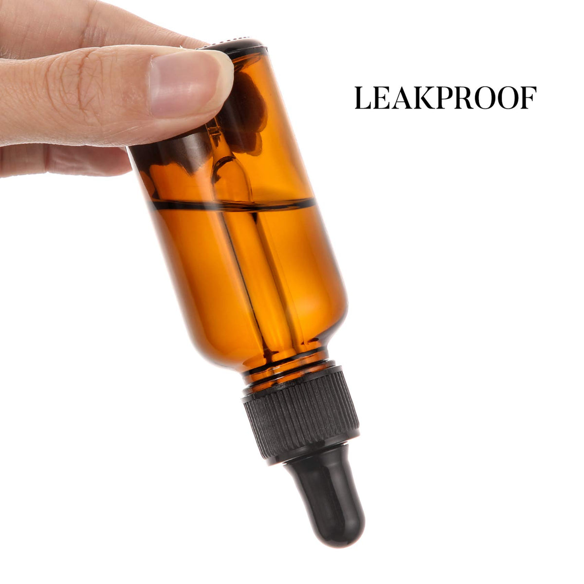 AOZITA 4 Pack, 2 oz Dropper Bottles with 1 Funnel & 4 Labels - Essential Oils Bottles for Health, Personal Care & Beauty - 60ml Thick Dark Amber Glass Tincture Bottles with Eye Droppers, Leakproof