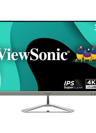 ViewSonic VX3276-4K-MHD 32 Inch 4K UHD Monitor with Ultra-Thin Bezels, HDR10 HDMI and DisplayPort for Home and Office