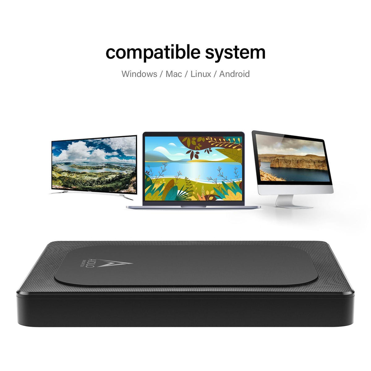 Aiolo Innovation 500GB Ultra Slim Portable External Hard Drive HDD-USB 3.0 for PC, Mac, Laptop, PS4, Xbox one,Xbox 360 Model A4