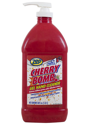 Zep Cherry Bomb Hand Cleaner - 48 Ounce - Volcanic Rock and Emollients - Perfect for Mechanics and DIY'ers