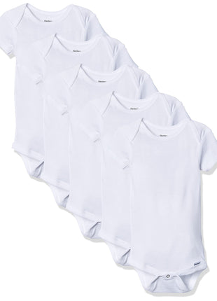 Gerber Baby Boys & Girls 5-Pack Solid Onesies Bodysuits