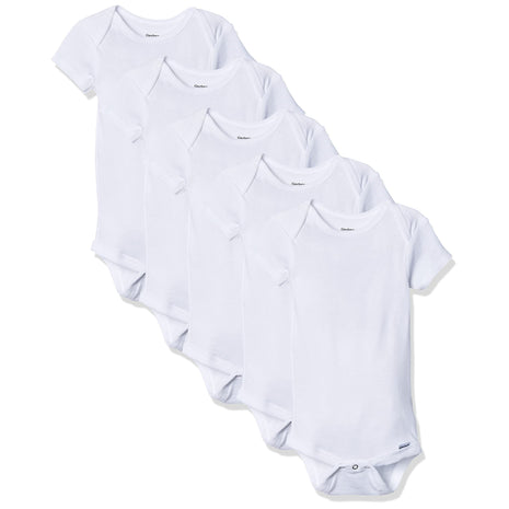 Gerber Baby Boys & Girls 5-Pack Solid Onesies Bodysuits
