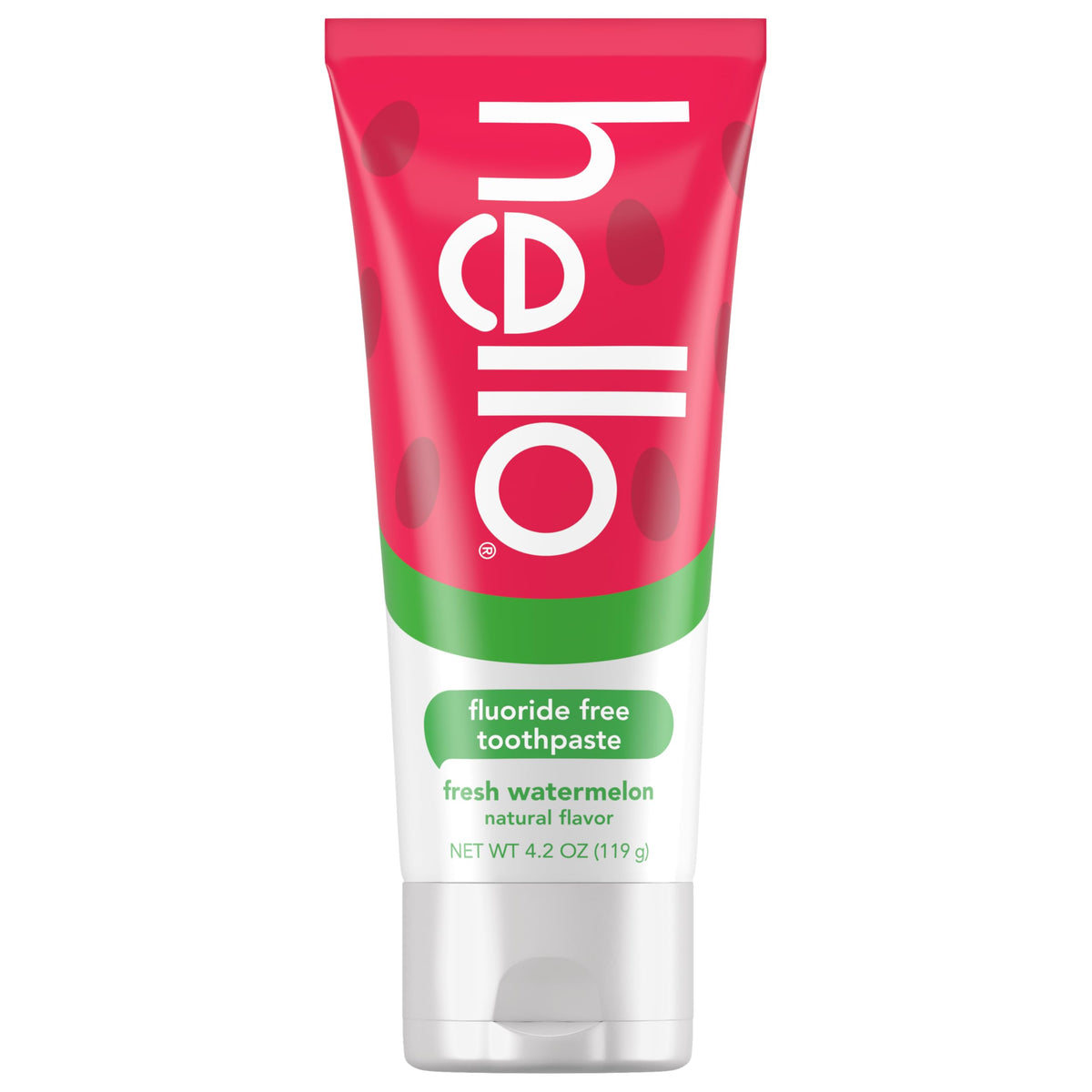 hello Fresh Watermelon Fluoride Free Kids Toothpaste, 4.2 Oz Tube