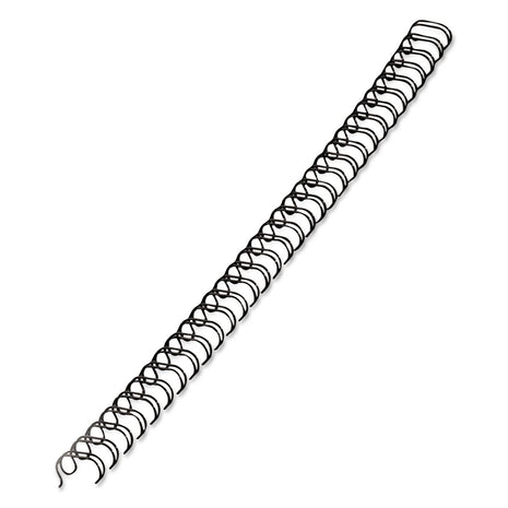 Fellowes 52541 Double-Loop Wire-Binding Combs, 3/8-Inch, 80 Sht Cap, 25/PK, BK