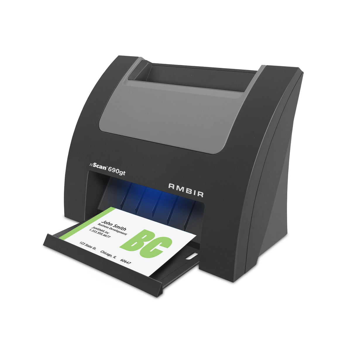 Ambir nScan 690gt-AS High-Speed Vertical Card Scanner for Windows PC