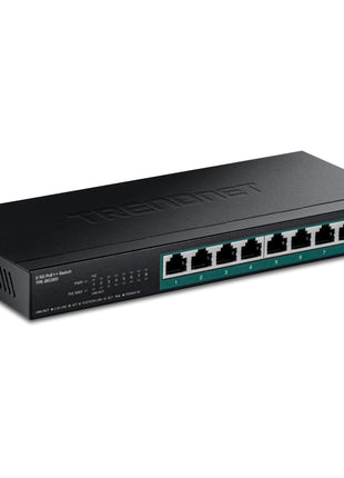 TRENDnet 8-Port 2.5G PoE++ Switch, TPE-BG380, 8 x 2.5GB PoE++ Ports, 230W Poe Power Budget, 40Gbps Switching Capacity, NDAA + TAA Compliant, Lifetime TRENDnet Protection