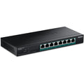 TRENDnet 8-Port 2.5G PoE++ Switch, TPE-BG380, 8 x 2.5GB PoE++ Ports, 230W Poe Power Budget, 40Gbps Switching Capacity, NDAA + TAA Compliant, Lifetime TRENDnet Protection