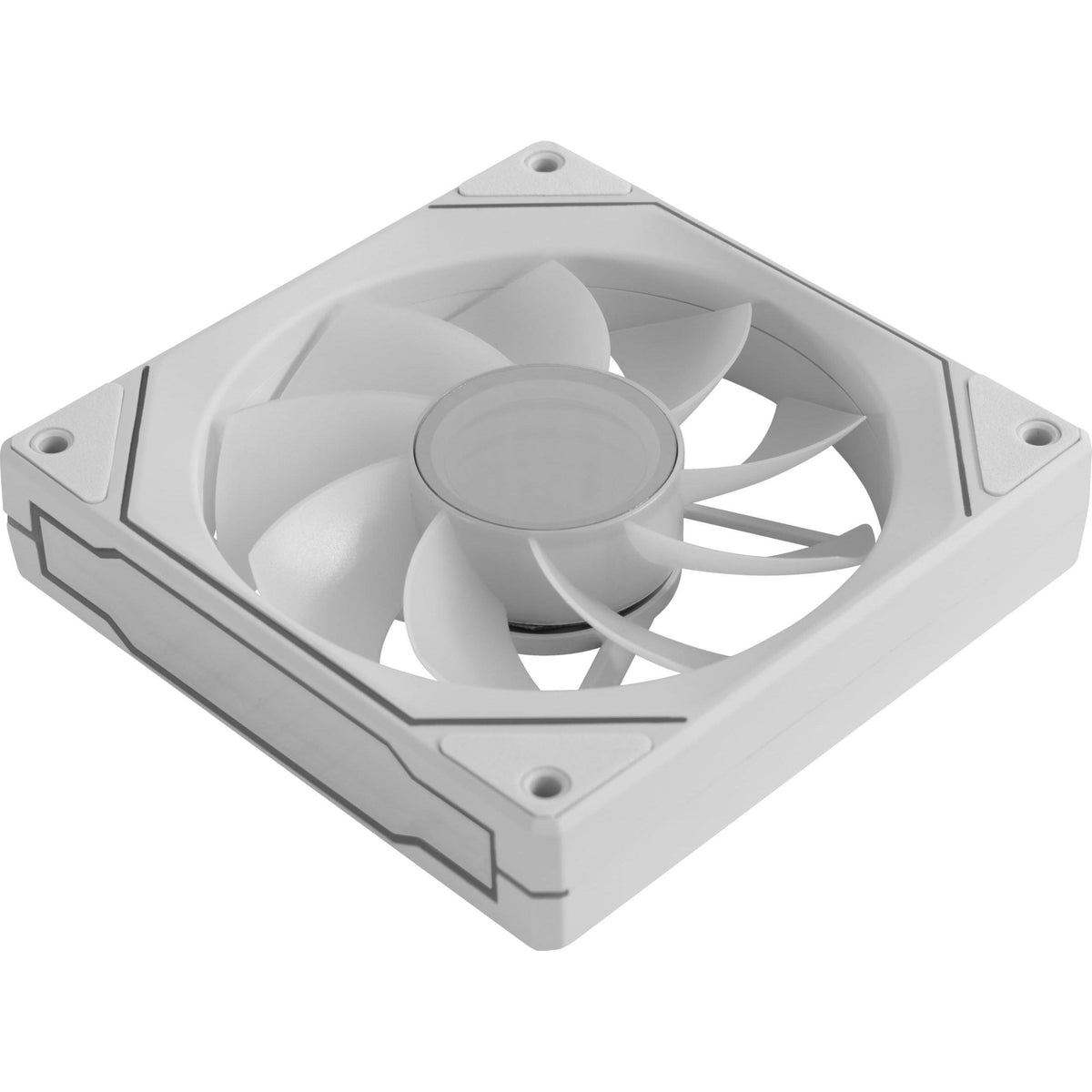 AeroCool Phantom M-3 Reverse Infinity Mirror ARGB Fan, for PC Case, 120mm, PWM 500-1800 RPM, Hydraulic Bearing, Eight Shock-Absorbing Pads, Liquid and Air Cooler, White