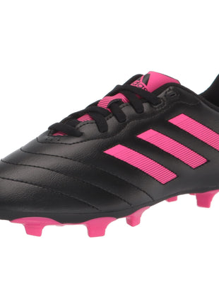 adidas Soccer Goletto VIII Firm Ground Cleats (Toddler/Little Kid/Big Kid) Black/Team Shock Pink 2/Black 1 Little Kid M