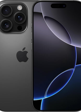 Apple iPhone 16 Pro, US Version, 256GB, Black Titanium - Unlocked (Renewed Premium)