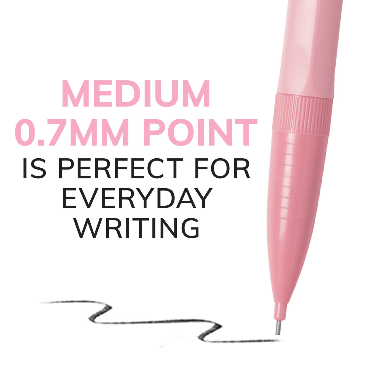 BIC Xtra-Smooth Pastel Mechanical Pencils with Erasers, Medium Point (0.7mm), 24-Count Pack, Bulk Mechanical Pencils for School or Office Supplies