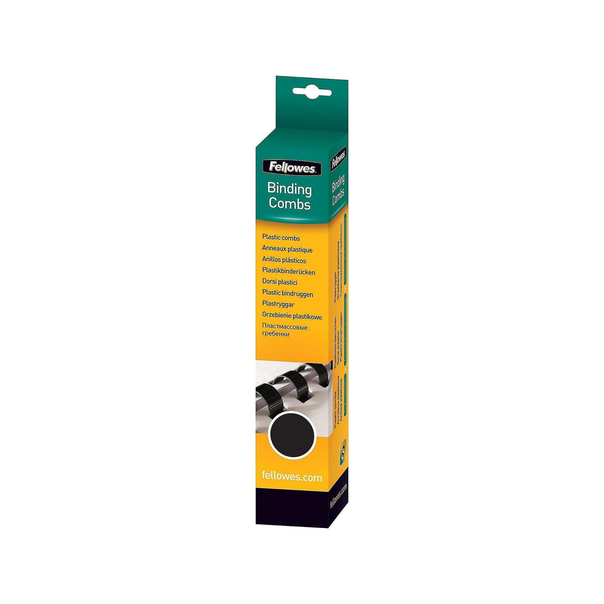 Fellowes 52367 Plastic Comb Bindings, 3/4" Diameter, 150 Sheet Capacity, Black (Pack of 100 Combs)