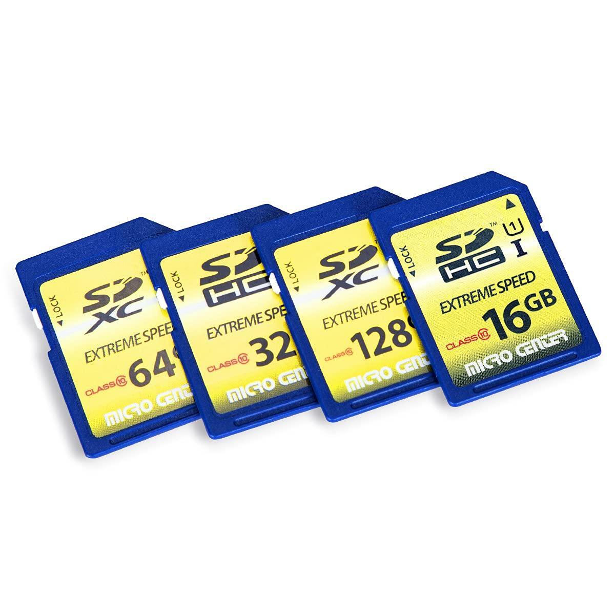 INLAND 32GB Class 10 SDHC Flash Memory Card Standard Full Size SD Card USH-I U1 Trail Camera by Micro Center (2 Pack)