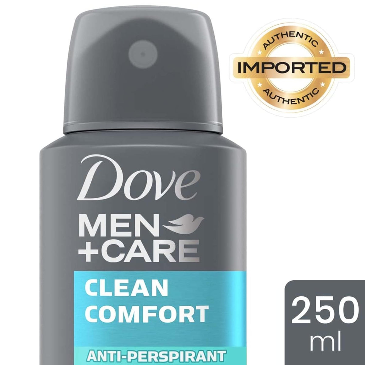 Dove Men+Care Clean Comfort Dry Spray Antiperspirant Deodorant, Up To 48 hrs Protection From Sweat & Odour, Dermatologically Proven, Soothes & Moisturises Skin, Long-Lasting Crisp Fragrance, 250 ml