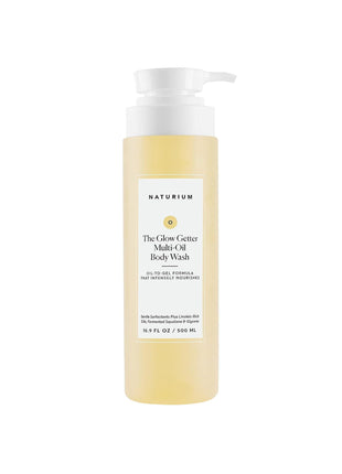 Naturium The Glow Getter Multi-Oil Hydrating Body Wash, Gentle Cleanser, 16.9 oz