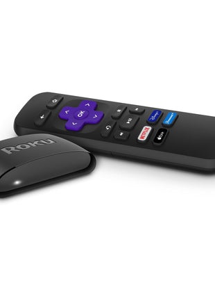 Roku Express | HD Roku Streaming Device with Standard Remote (no TV controls), Free & Live TV