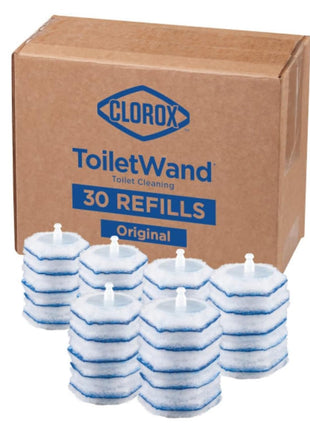 Clorox ToiletWand Disinfecting Refills, Disposable Wand Heads, 30 Count (Package May Vary)