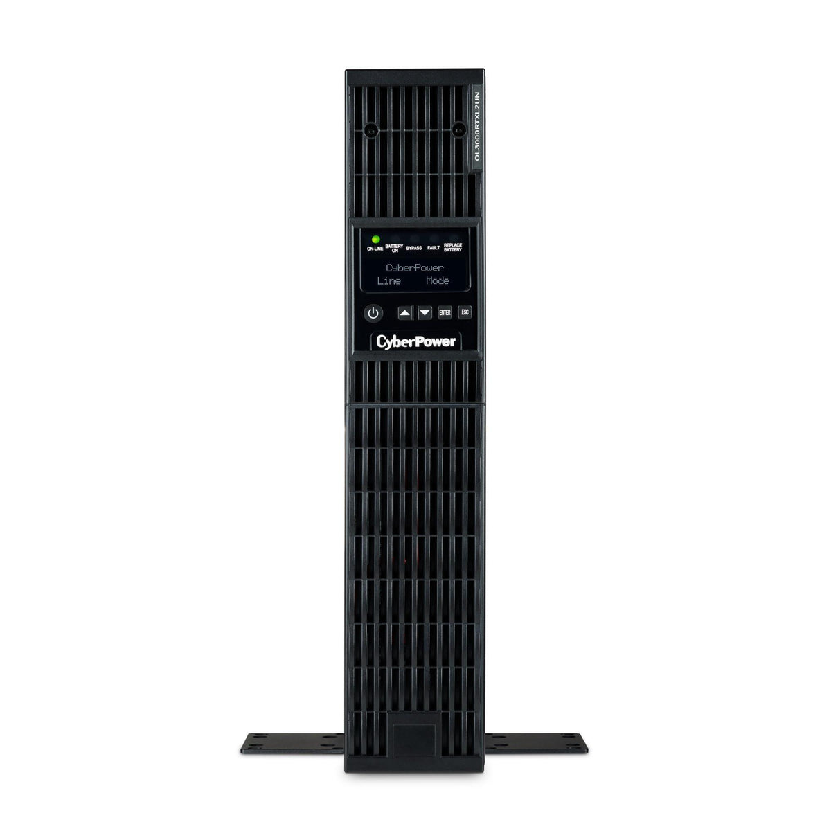 CyberPower OL3000RTXL2UN Smart App Online UPS Battery Backup and Surge Protector, 3000VA/2700W, 7 Outlets, 2U Rack/Tower, Pre-Installed RMCARD205, EBM Option, UL Certified