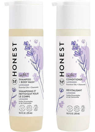 The Honest Company Shampoo, Body Wash, Conditioner, Lavender Calm, 20 fl oz