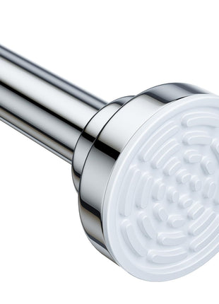 Ausemku Shower Curtain Rod Tension - 32-80 Inch Never Rust Non-Slip Spring Tension Curtain Rod No Drilling Stainless Steel Curtain Rod Use Bathroom Kitchen(Silver)