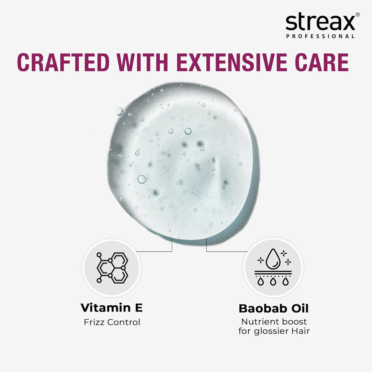 Streax Professional Canvoline Hair Serum for women | For Straight & Silky hair | Anti Hair Breakage | Anti Frizz | Soft & Tangle Free Hair | Paraben & Silicon free | 100 ml