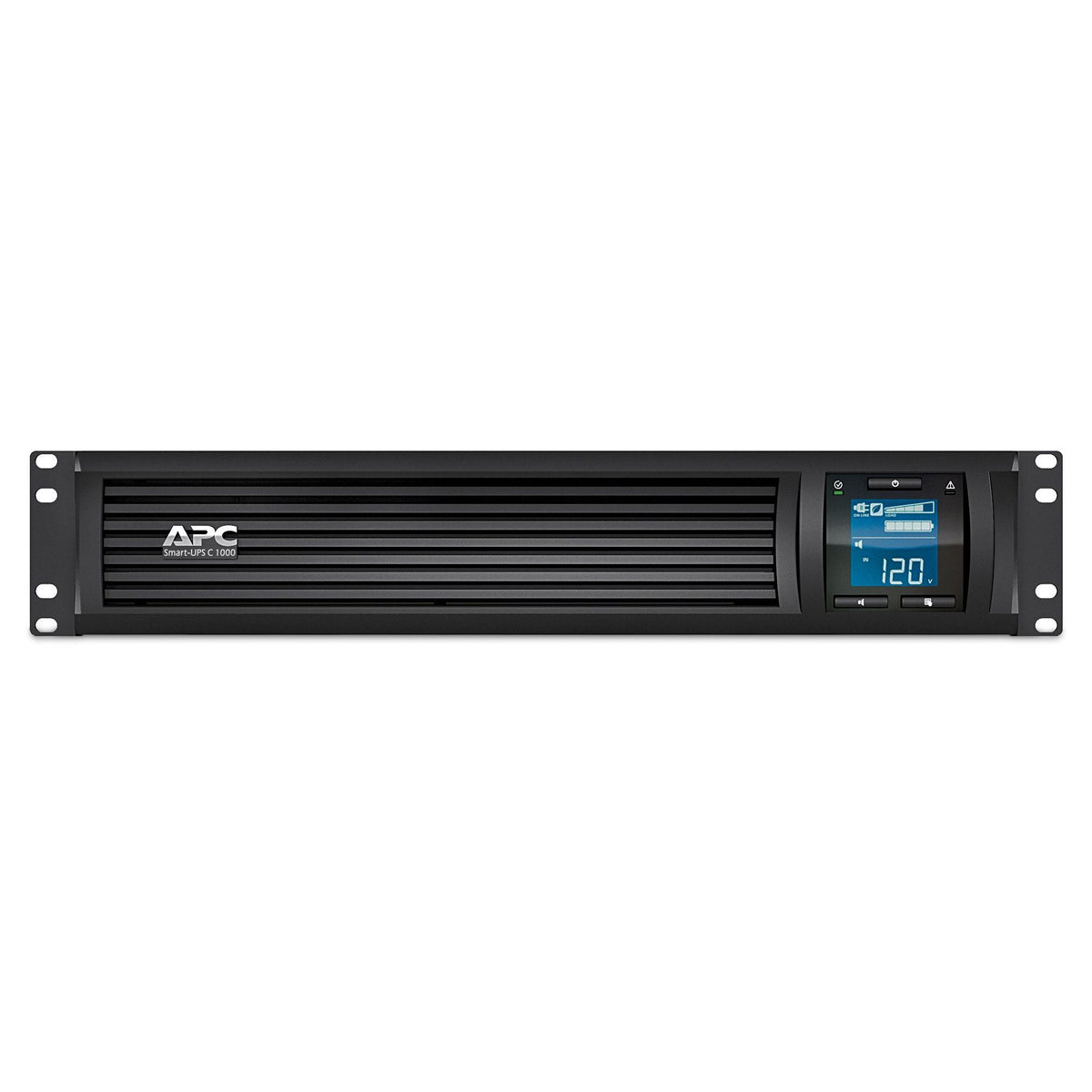 APC 1000VA Smart UPS with SmartConnect, SMC1000-2UC Rack Mount UPS Battery Backup, Sinewave, AVR, 120V, Line Interactive Uninterruptible Power Supply