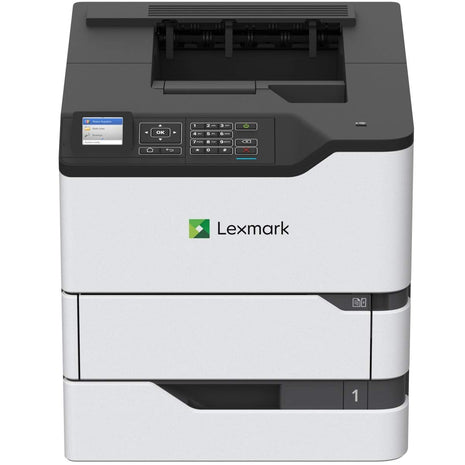 Lexmark MS821dn Monochrome Laser, Duplex (2-Sided) Printing: Integrated Duplex, 2.4-inch Color LCD Display, Print Speed: Up to 55 ppm, Recommended Monthly Page Volume: 3000-50000 Pages(50G0100)