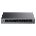 TP-Link LS108GP | 8 Port PoE Gigabit Ethernet Switch | 8 PoE+ Port @ 62W | Plug & Play | Extend Mode | PoE Auto Recovery | Desktop/Wall Mount | Silent Operation