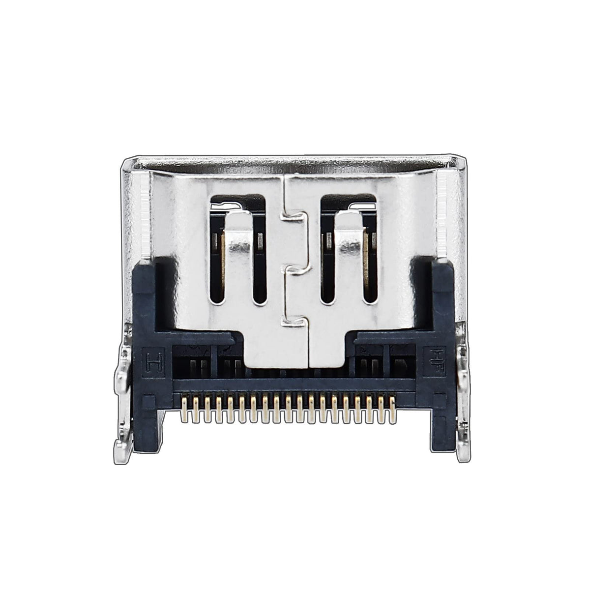 Aosai 4Pcs HDMI Port Replacement for PlayStation 5, HDMI Display Socket Connector Jack for Sony PS5 Console (Silver - 4 Pcs)