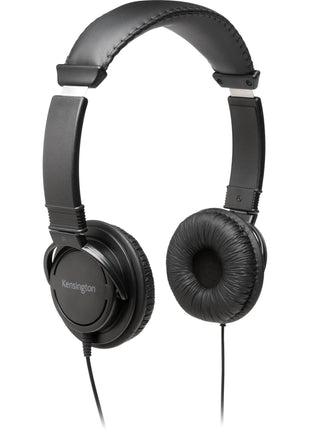Kensington Hi-Fi Headphones 3.5mm for Kids, for Adults, for School, Padded Adjustable Headband (K97602WW),Black