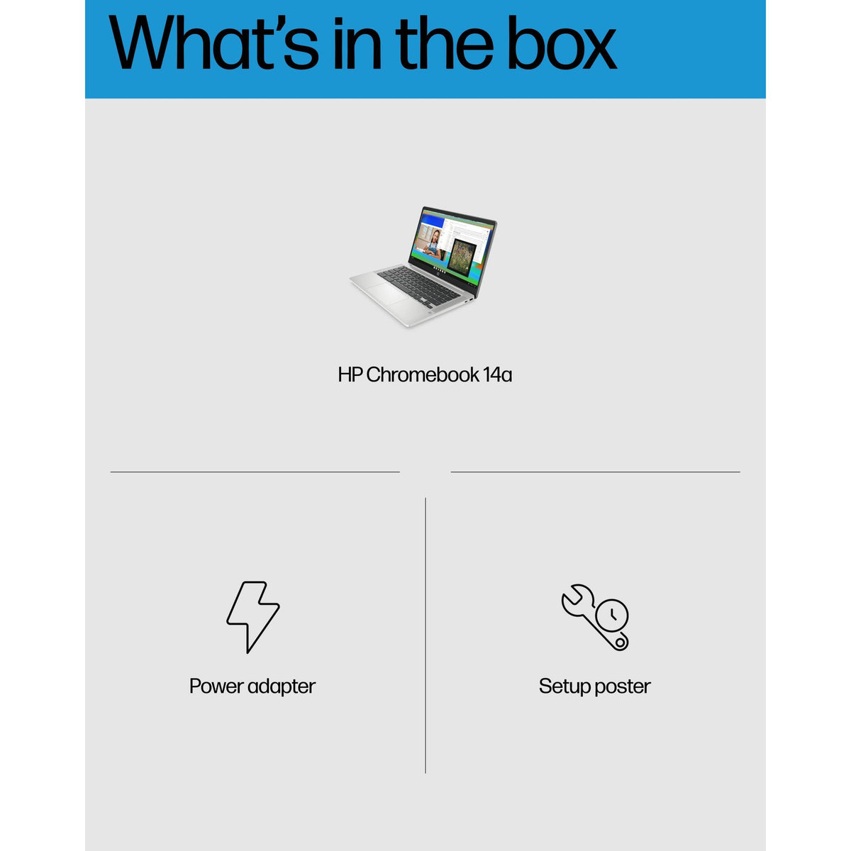 HP Chromebook 14 Laptop, Intel Celeron N4120, 4 GB RAM, 64 GB eMMC, 14" HD Display, Chrome OS, Thin Design, 4K Graphics, Long Battery Life, Ash Gray Keyboard (14a-na0226nr, 2022, Mineral Silver)